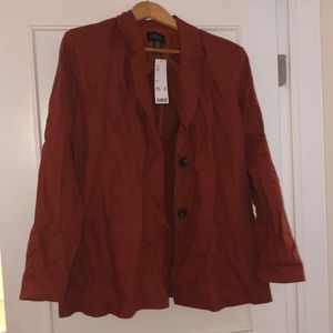 NWT Urban Outfitters Red/Orange Blazer